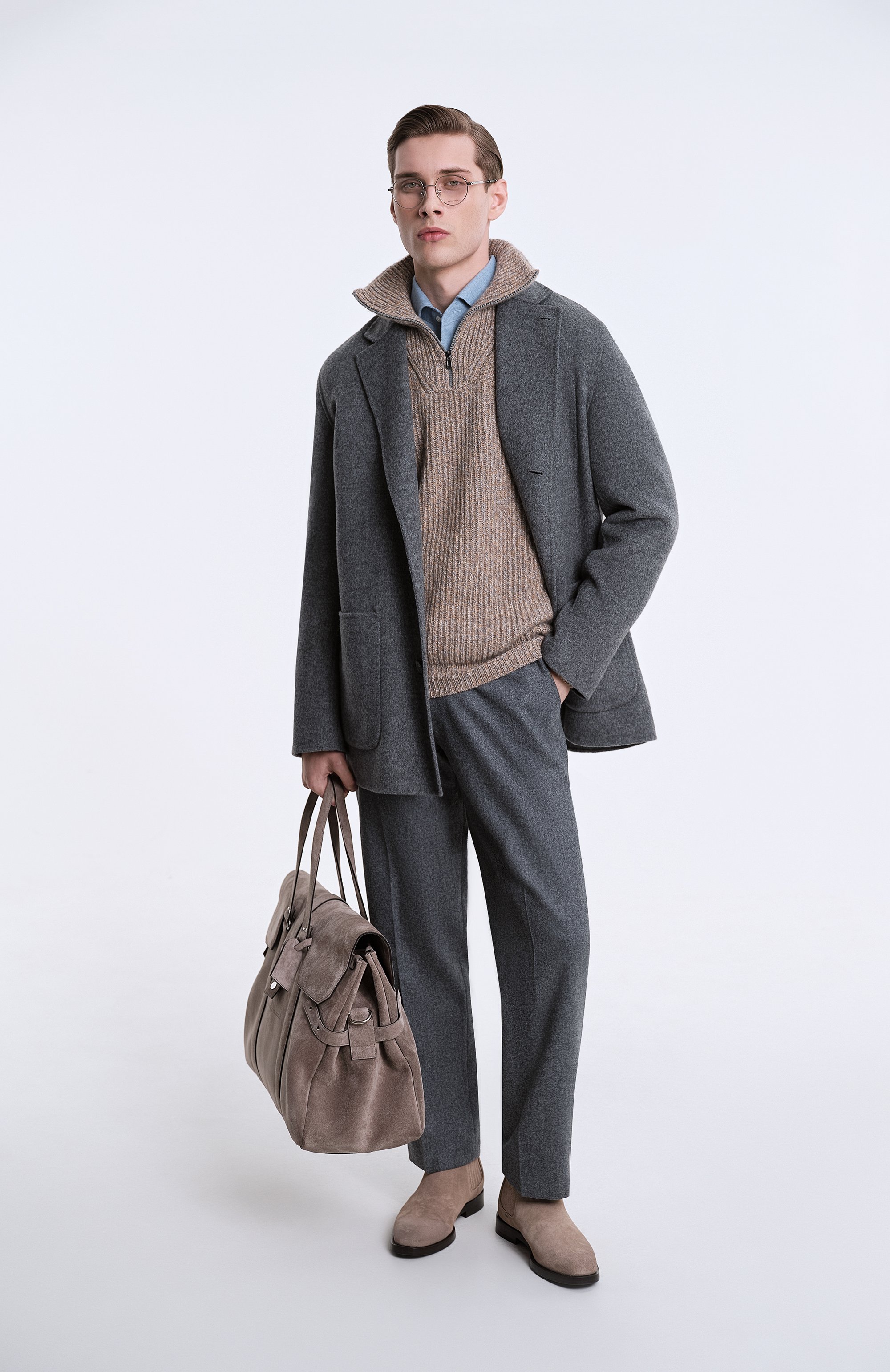 Сумка country weekender BRUNELLO CUCINELLI, арт. MBAEBU429, фото 8