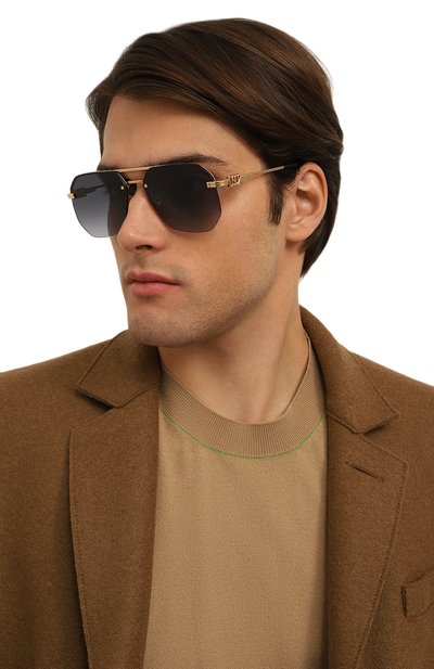 Солнцезащитные очки DSQUARED2 синего цвета по цене 34700 руб., арт. D20103 RHL, фото 3 Солнцезащитные очки DSQUARED2, арт. D20103 RHL, фото 3