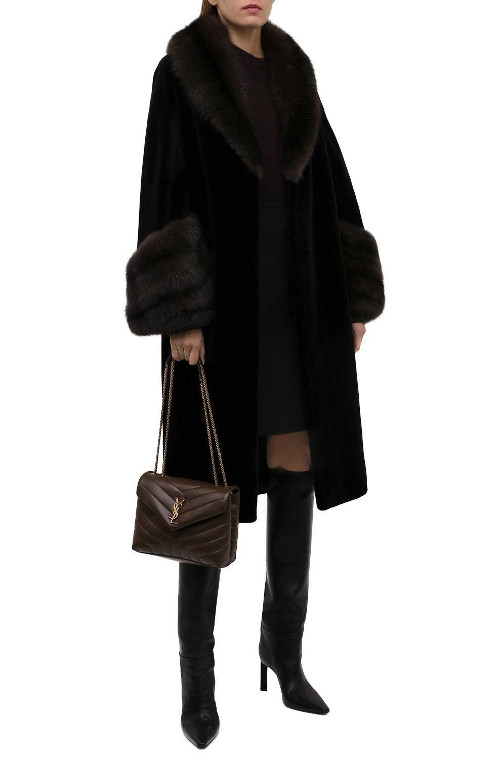 Шуба из меха норки и соболя VICTORIA KUSENKOVA, арт. 701513549447, фото 2