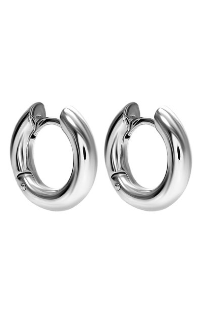 Серьги donuts MOONKA серебряного цвета по цене 16500 руб., арт. dem-d-r, фото 3 Серьги donuts MOONKA, арт. dem-d-r, фото 3