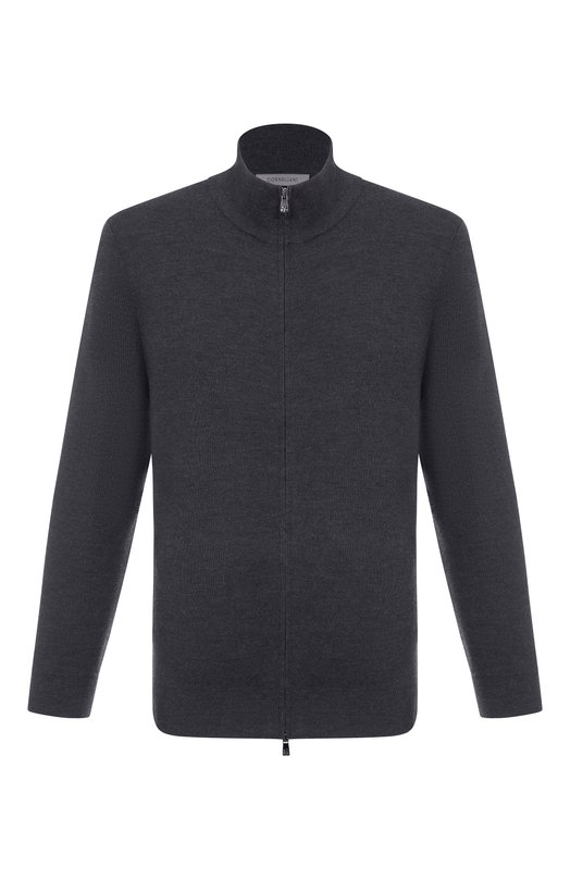 Шерстяной кардиган Corneliani 26M585-2625121 Серый 26M585-2625121