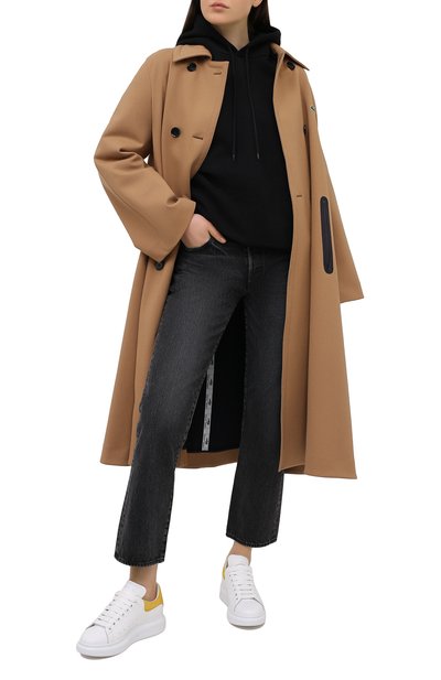 Кожаные кеды oversized ALEXANDER MCQUEEN, арт. 650788/WHZ4K, фото 2