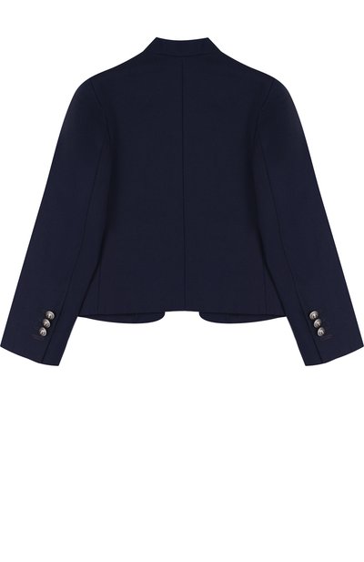 Хлопковый пиджак с шалевыми лацканами и декоративными пуговицами BALMAIN, арт. S8E/7002/T310, фото 2