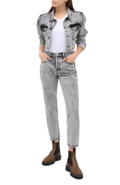 Джинсы FRAME DENIM серого цвета по цене 42650 руб., арт. L0J252/A, фото 2 Джинсы FRAME DENIM, арт. L0J252/A, фото 2