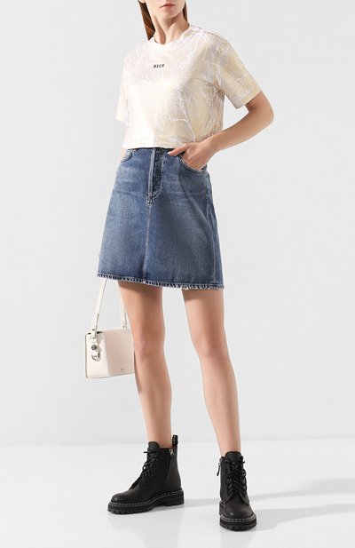 Хлопковая футболка MSGM, арт. 2741MDM170 195797, фото 2