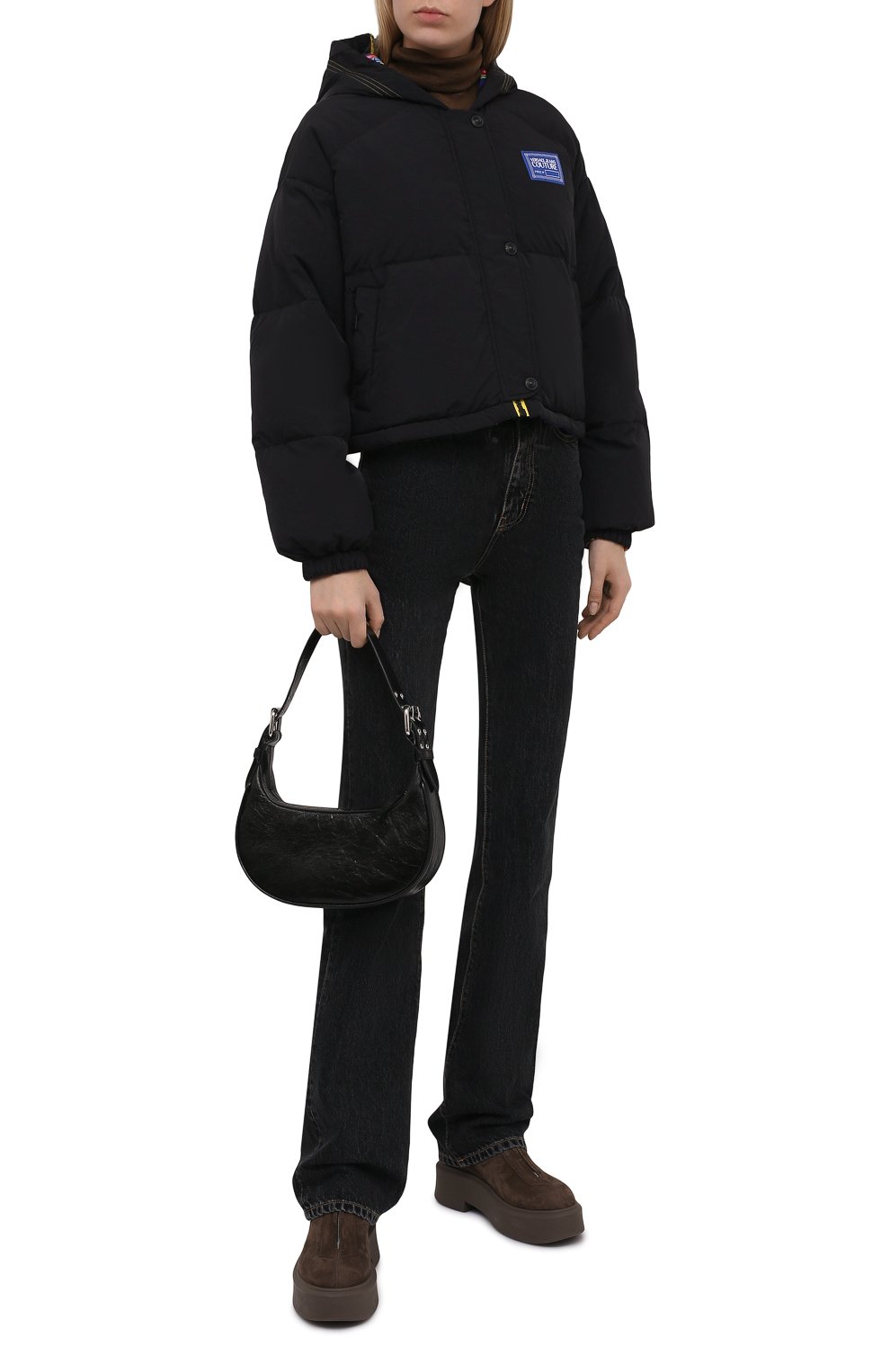 Пуховик VERSACE JEANS COUTURE, арт. 71HAU405-71DP405 PRINT CRINKLE NYL0N DL/CQS04, фото 2
