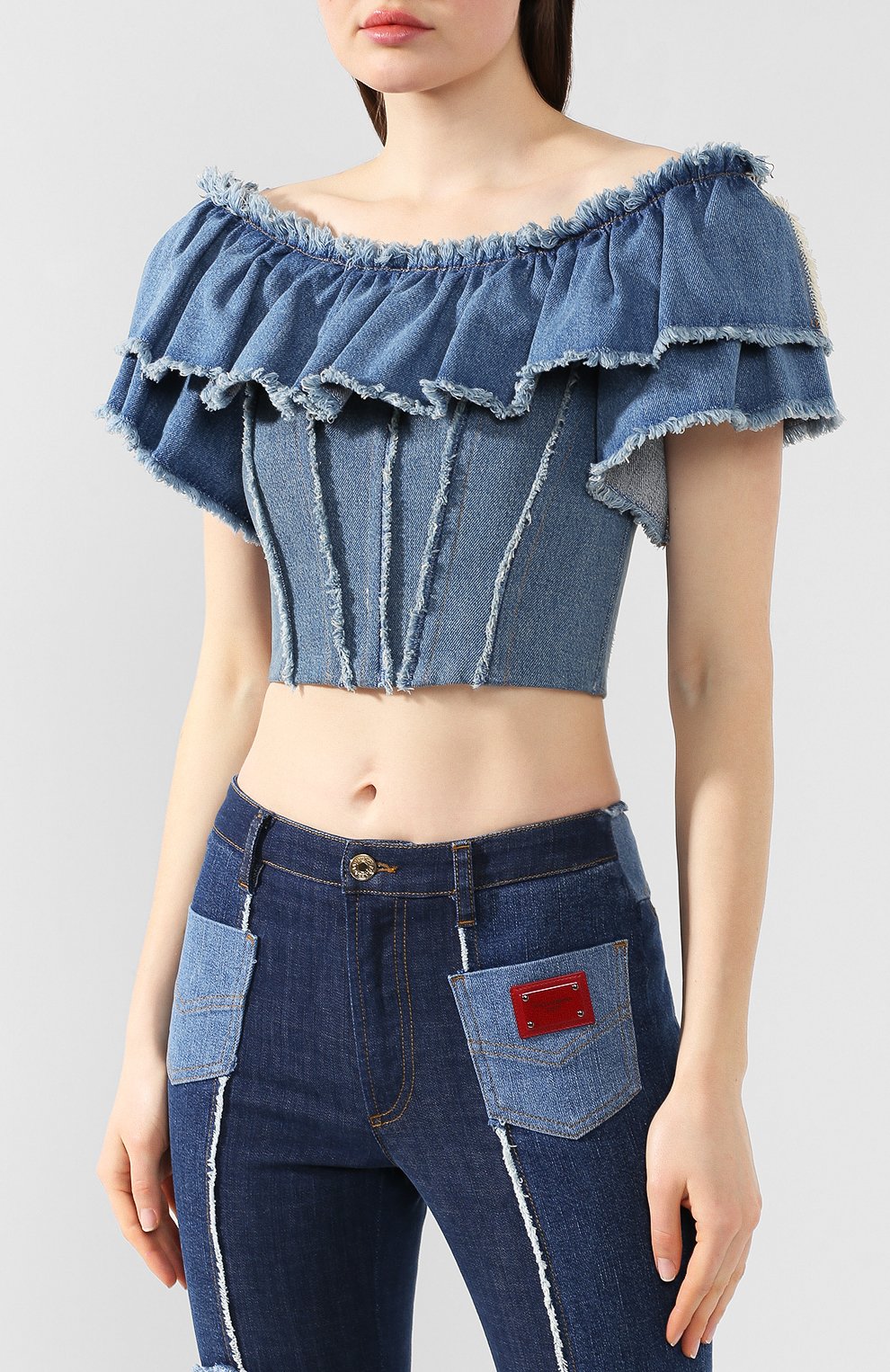 Джинсовый топ DOLCE & GABBANA, арт. F73G3D/G897L, фото 3