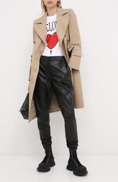 Кожаные брюки WINDSOR черного цвета по цене 105500 руб., арт. 52 DL401 10008344, фото 2 Кожаные брюки WINDSOR, арт. 52 DL401 10008344, фото 2