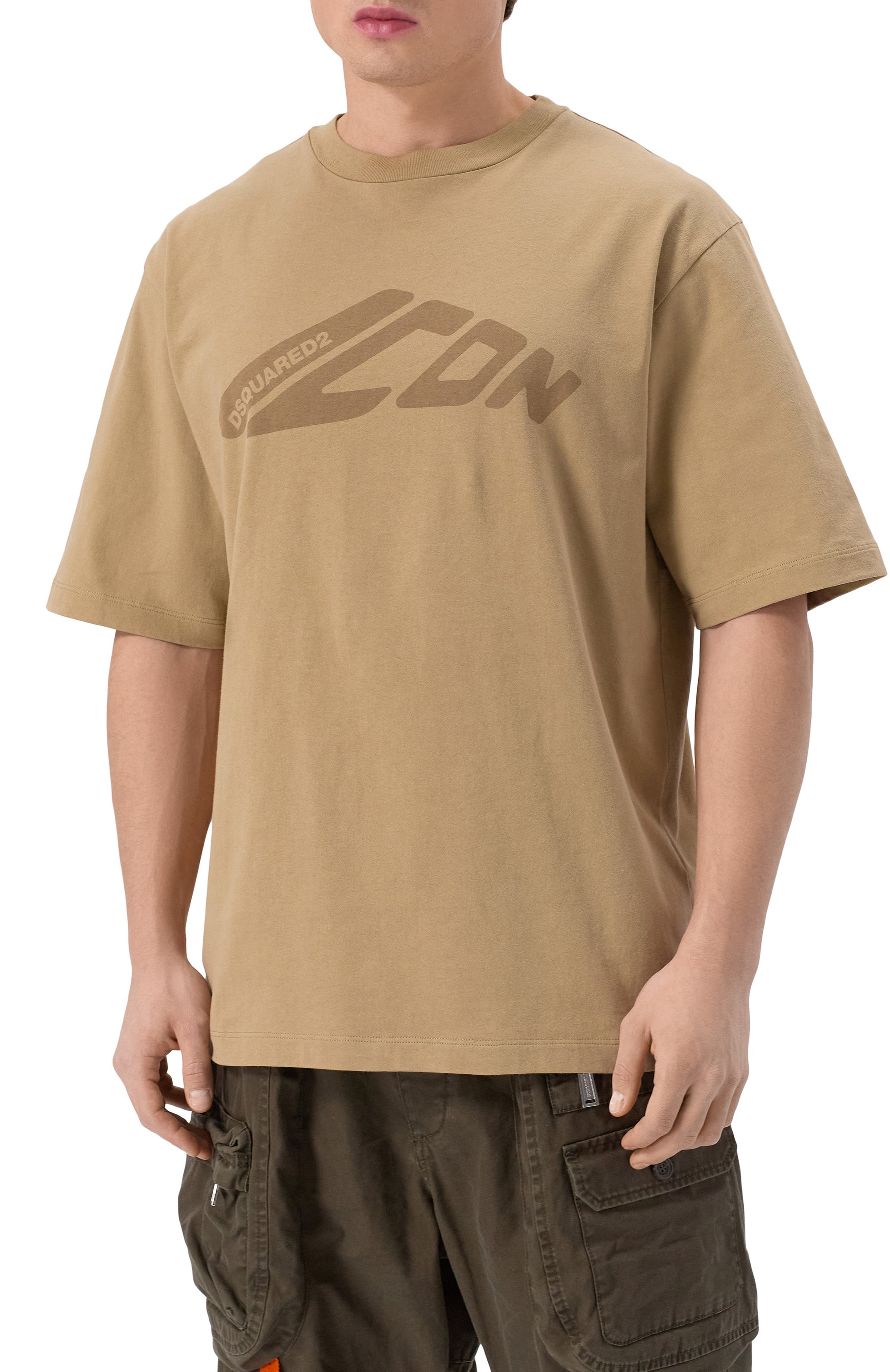 Хлопковая футболка DSQUARED2, арт. S79GC0107/S24583, фото 3