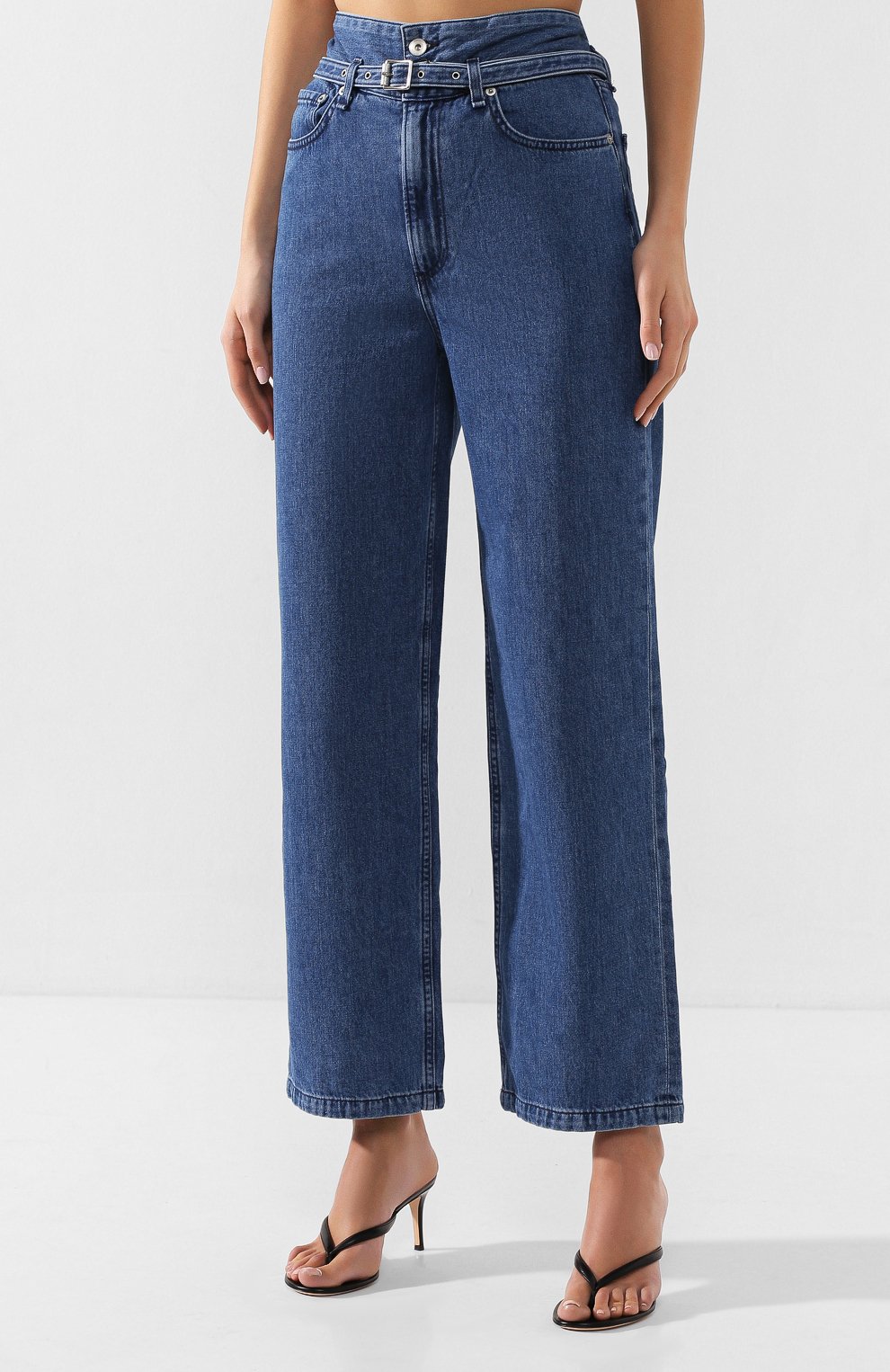 Джинсы RAG AND BONE синего цвета по цене 49700 руб., арт. WDD19H2697K3BG, фото 3 Джинсы RAG AND BONE, арт. WDD19H2697K3BG, фото 3