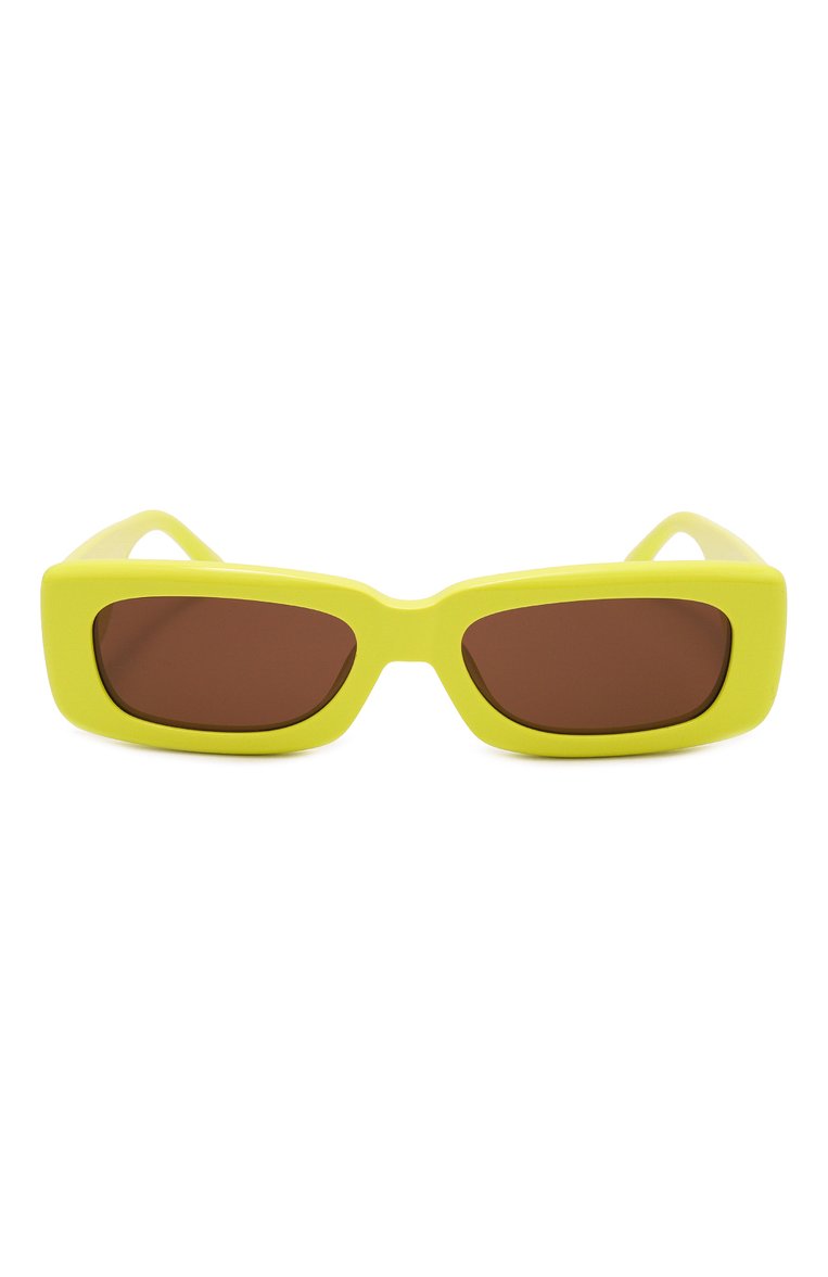 Женские солнцезащитные очки THE ATTICO желтого цвета, арт. ATTIC016C12 SUN | Фото 3 (Региональные ограничения белый список (Axapta Mercury): Не проставлено; Нос: Не проставлено; Материал: Пластик; Тип очков: С/з; Оптика Гендер: оптика-женское; Очки форма: Прямоугольные)