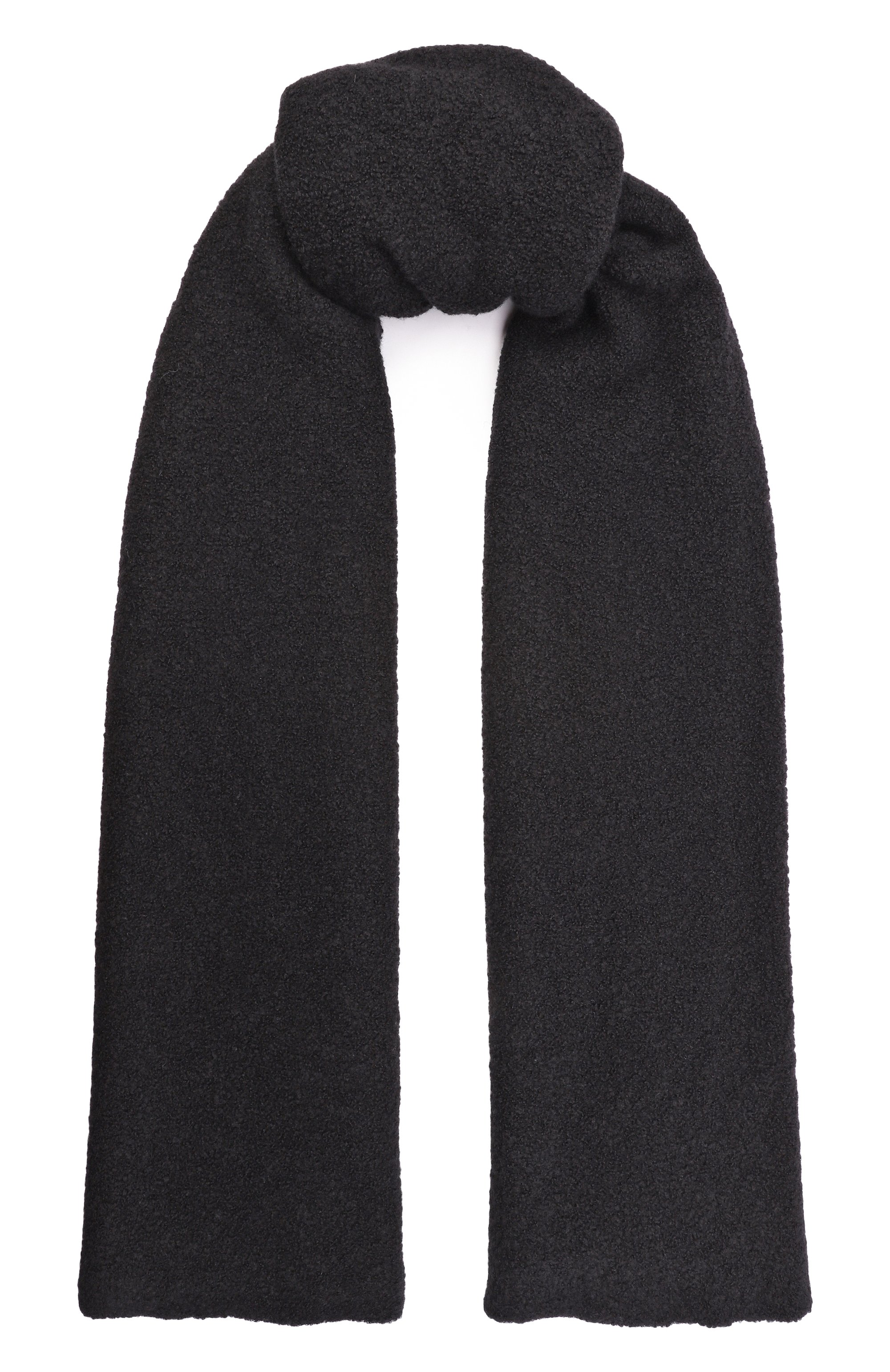 Кашемировый шарф MVST черного цвета по цене 115500 руб., арт. M25.1MW.K109, фото 1 Кашемировый шарф MVST, арт. M25.1MW.K109, фото 1