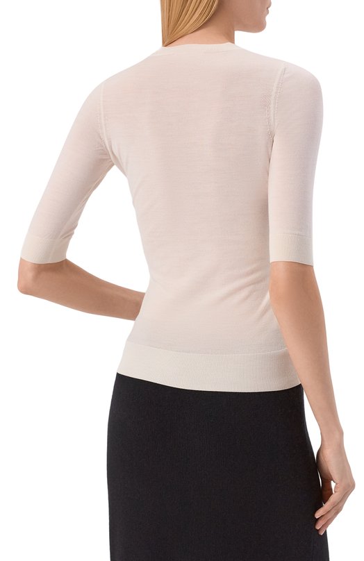 Шерстяной пуловер MVST M0-M25.1MW.K403/34-48 Белый  M0-M25.1MW.K403/34-48 Фото 4