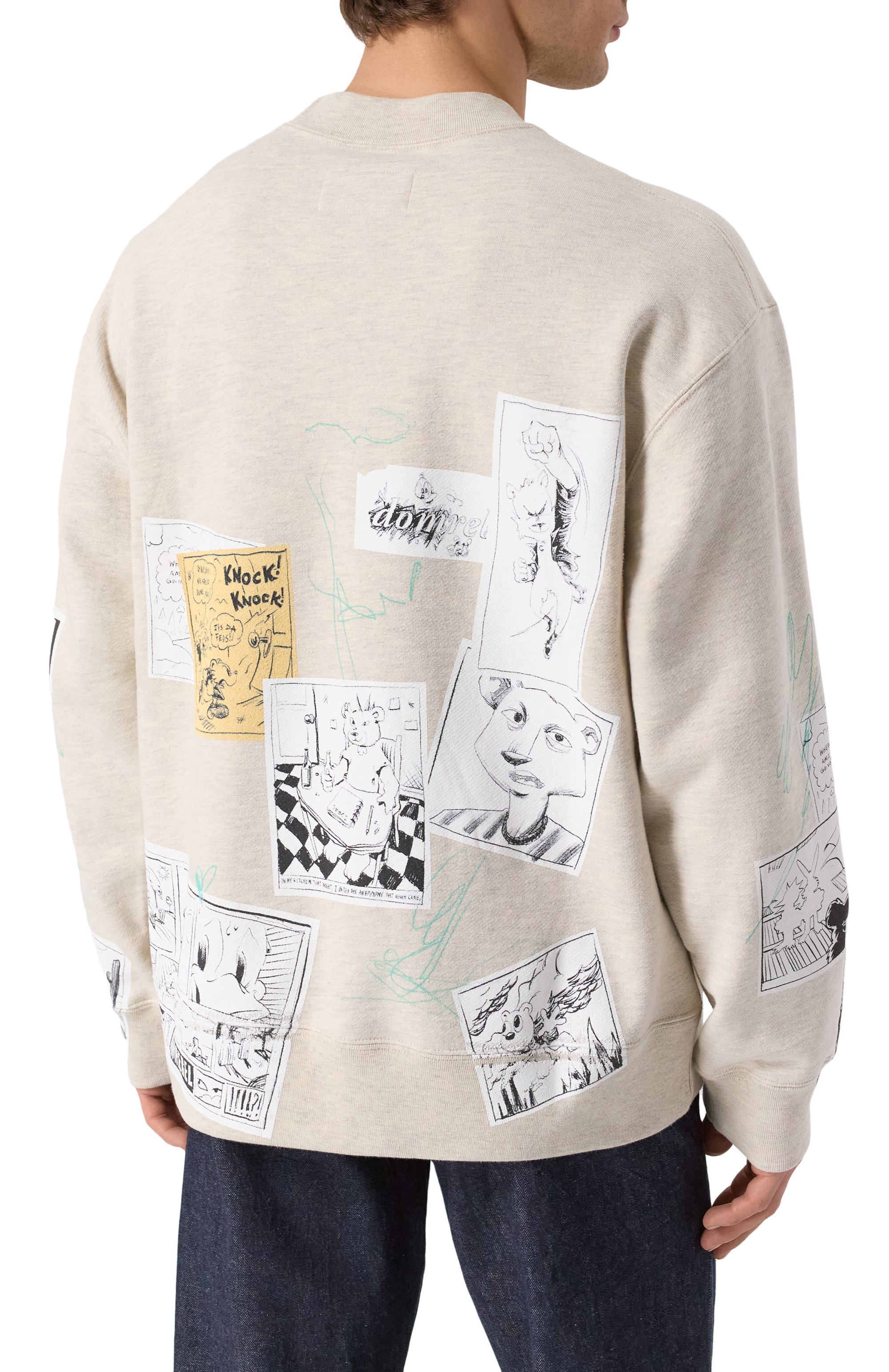 Хлопковый свитшот DOMREBEL, арт. FUNNIES/SWEATHIRT, фото 4