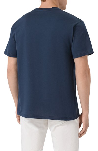 Футболка из хлопка и шелка ZILLI, арт. TSR02LM0107VFWE00, фото 4