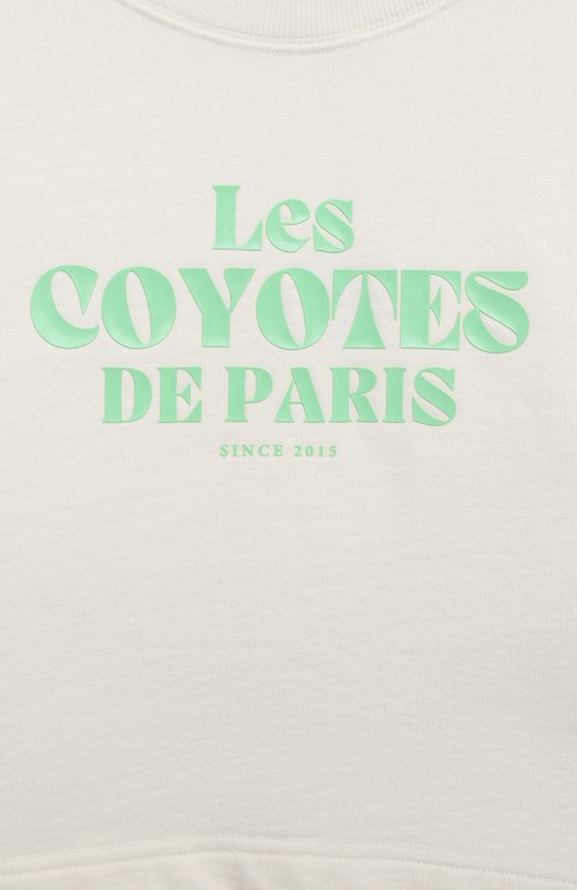 Хлопковый свитшот Les Coyotes de Paris 3