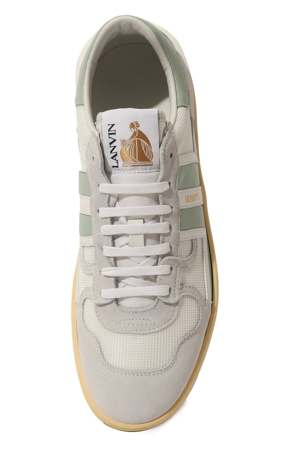 Комбинированные кеды clay LANVIN, арт. FM-SKDK00-NASH, фото 6