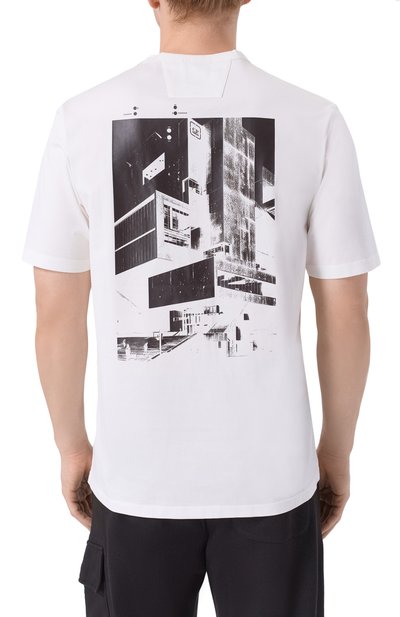 Хлопковая футболка C.P. COMPANY, арт. 19CLTS057A006370W, фото 4