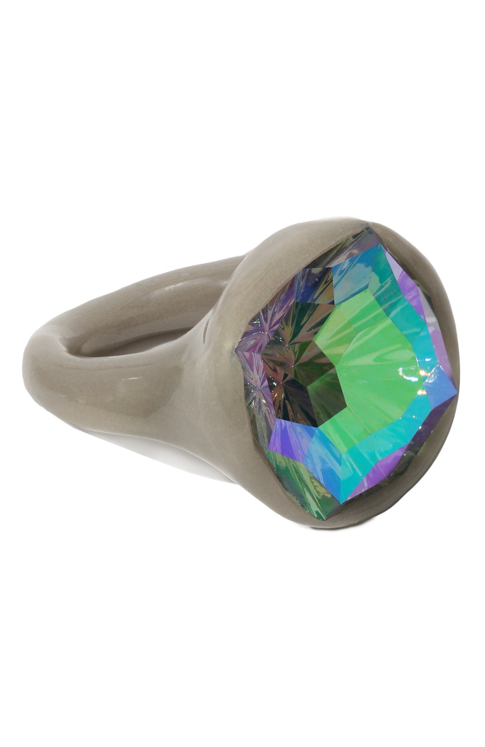 Кольцо LILI ARCHIVE серого цвета по цене 12100 руб., арт. RM113C71S225, фото 1 Кольцо LILI ARCHIVE, арт. RM113C71S225, фото 1