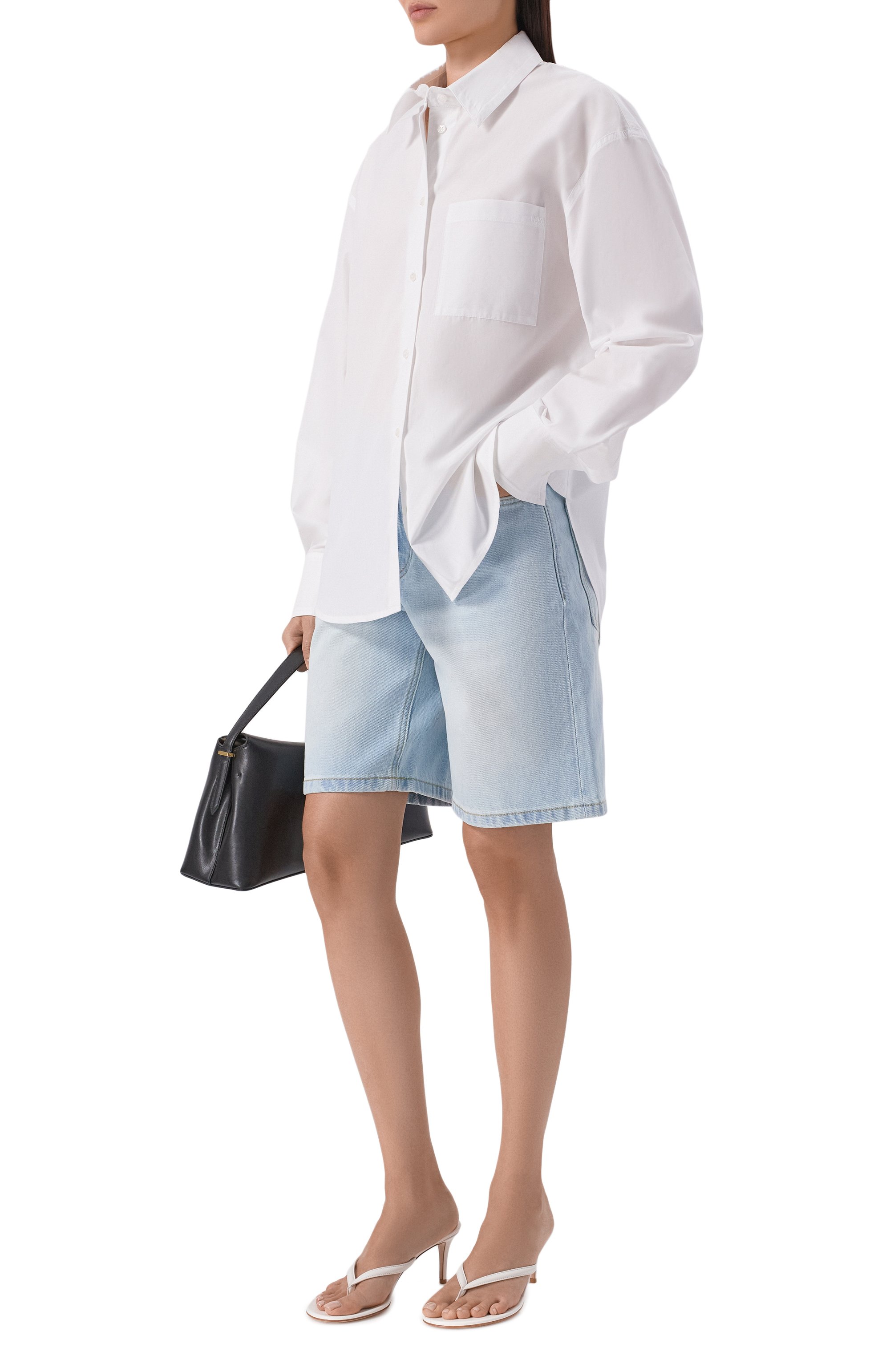 Джинсовые шорты wide leg 12 STOREEZ, арт. 136797, фото 2