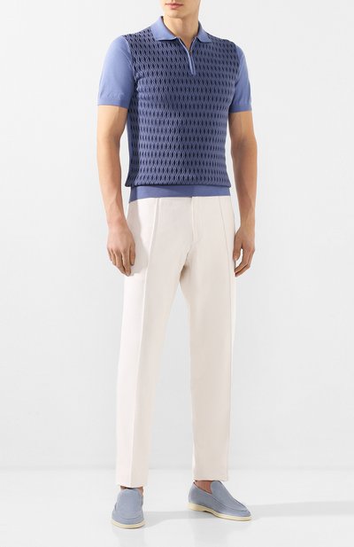 Замшевые лоферы summer walk LORO PIANA, арт. FAE8124, фото 2