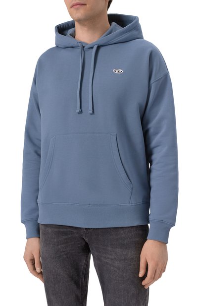 Хлопковое худи DIESEL, арт. A03786/0BKAF, фото 3