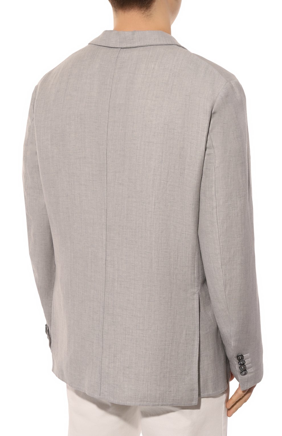 Пиджак изо льна и шерсти BRIONI, арт. SGPC0LPB106, фото 6