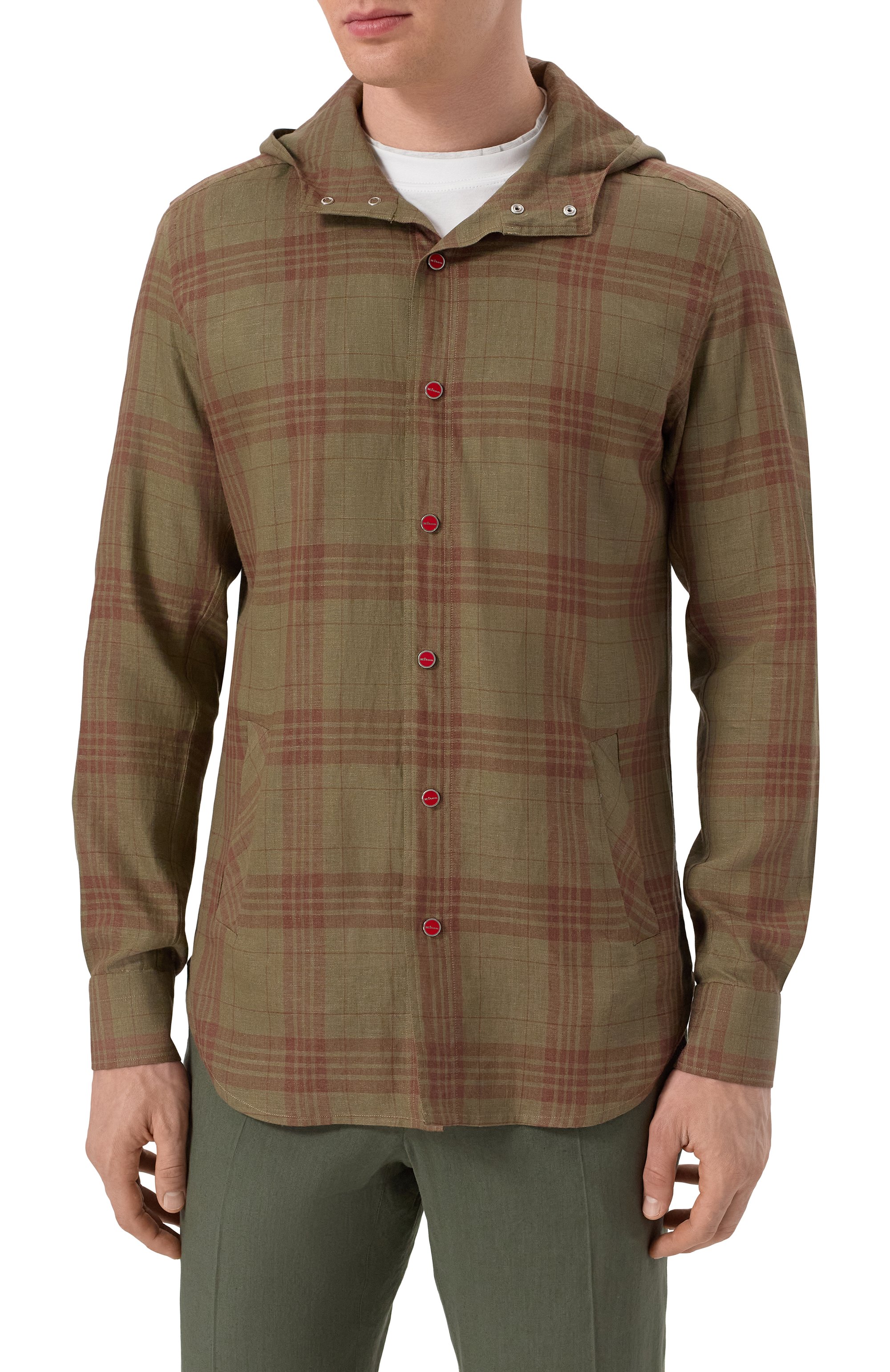 Льняная рубашка KITON, арт. UMCMARH0926907, фото 3