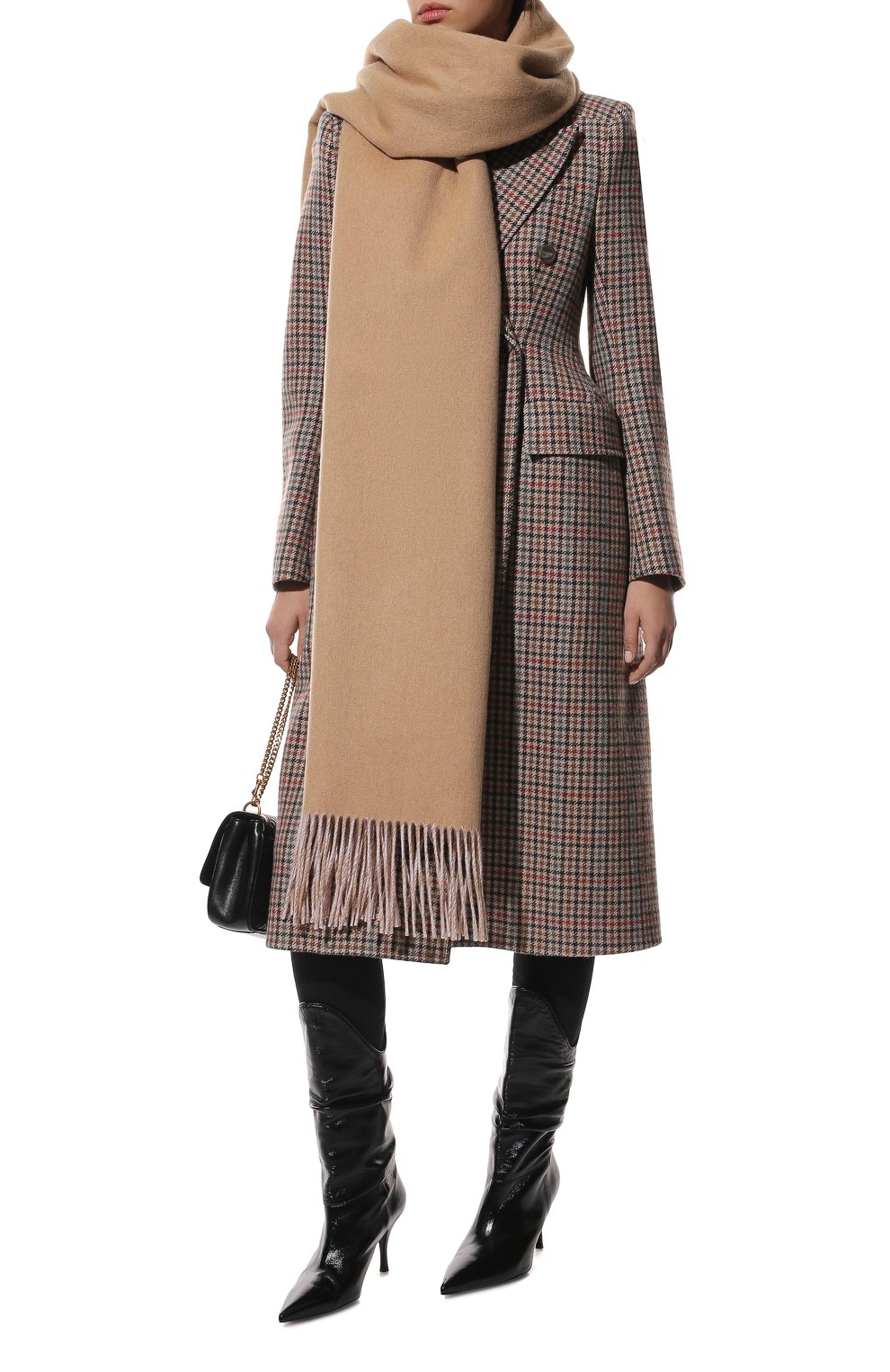 Кашемировый шарф BURBERRY бежевого цвета по цене 99500 руб., арт. 8050333, фото 2 Кашемировый шарф BURBERRY, арт. 8050333, фото 2