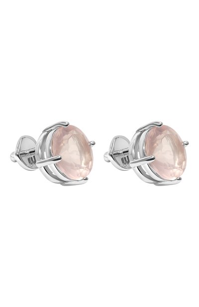 Серьги-пусеты cartoon с розовым кварцем MOONKA, арт. cr-er-qrz, фото 3