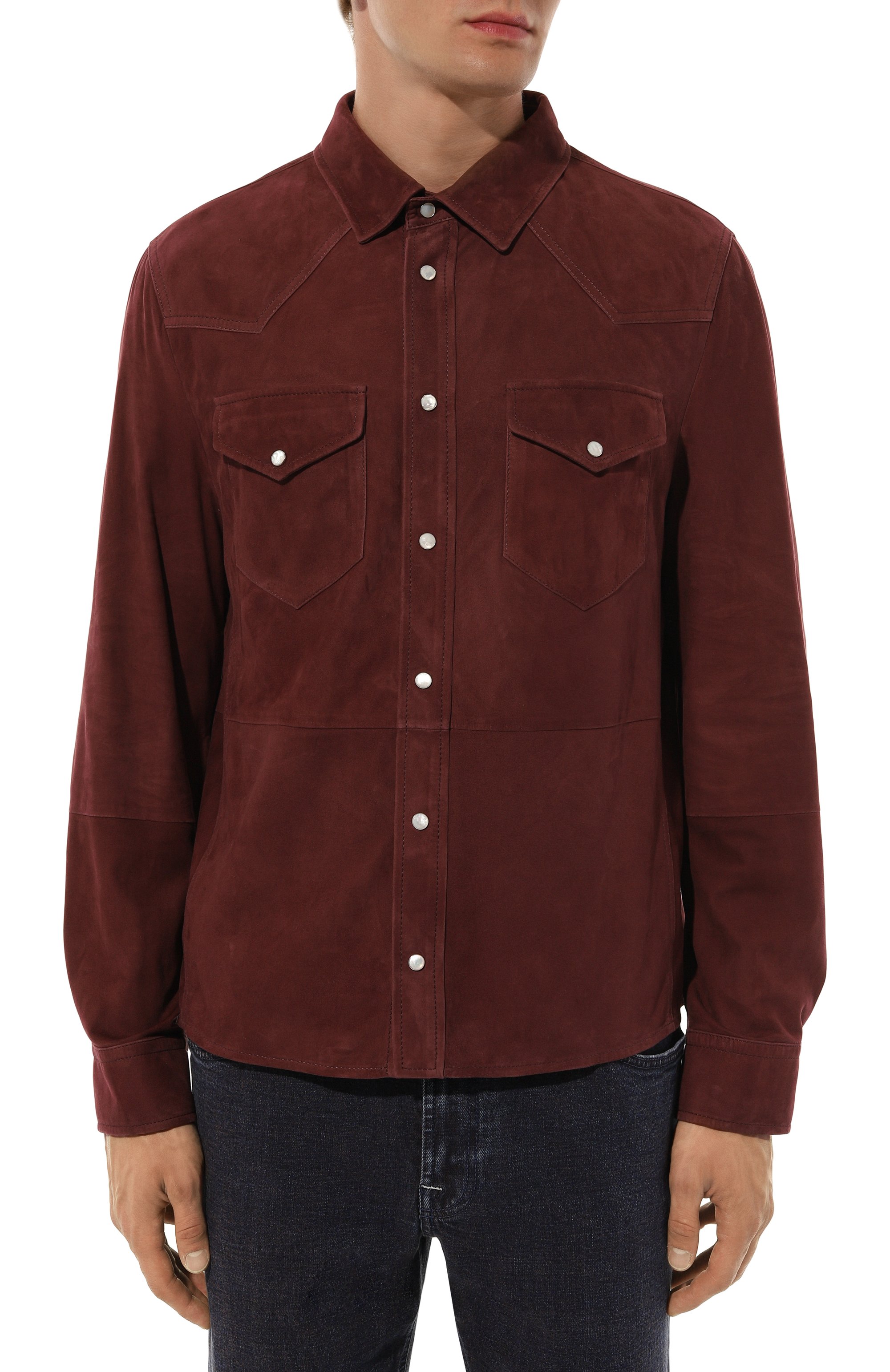 Замшевая куртка-рубашка BRUNELLO CUCINELLI, арт. MPCMI1721, фото 3