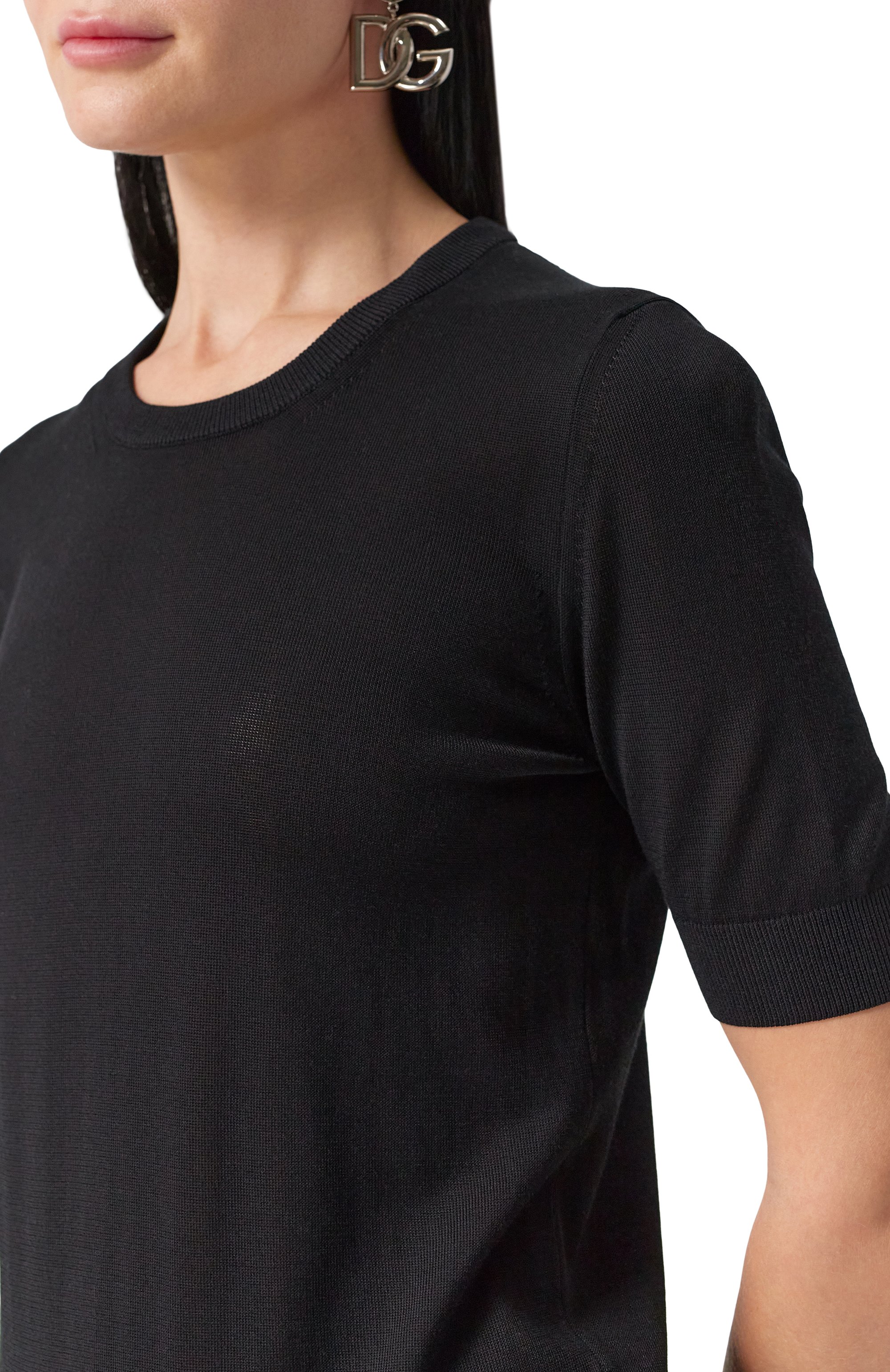 Пуловер из вискозы и хлопка DOLCE & GABBANA, арт. FXG26T/JFMEB, фото 5