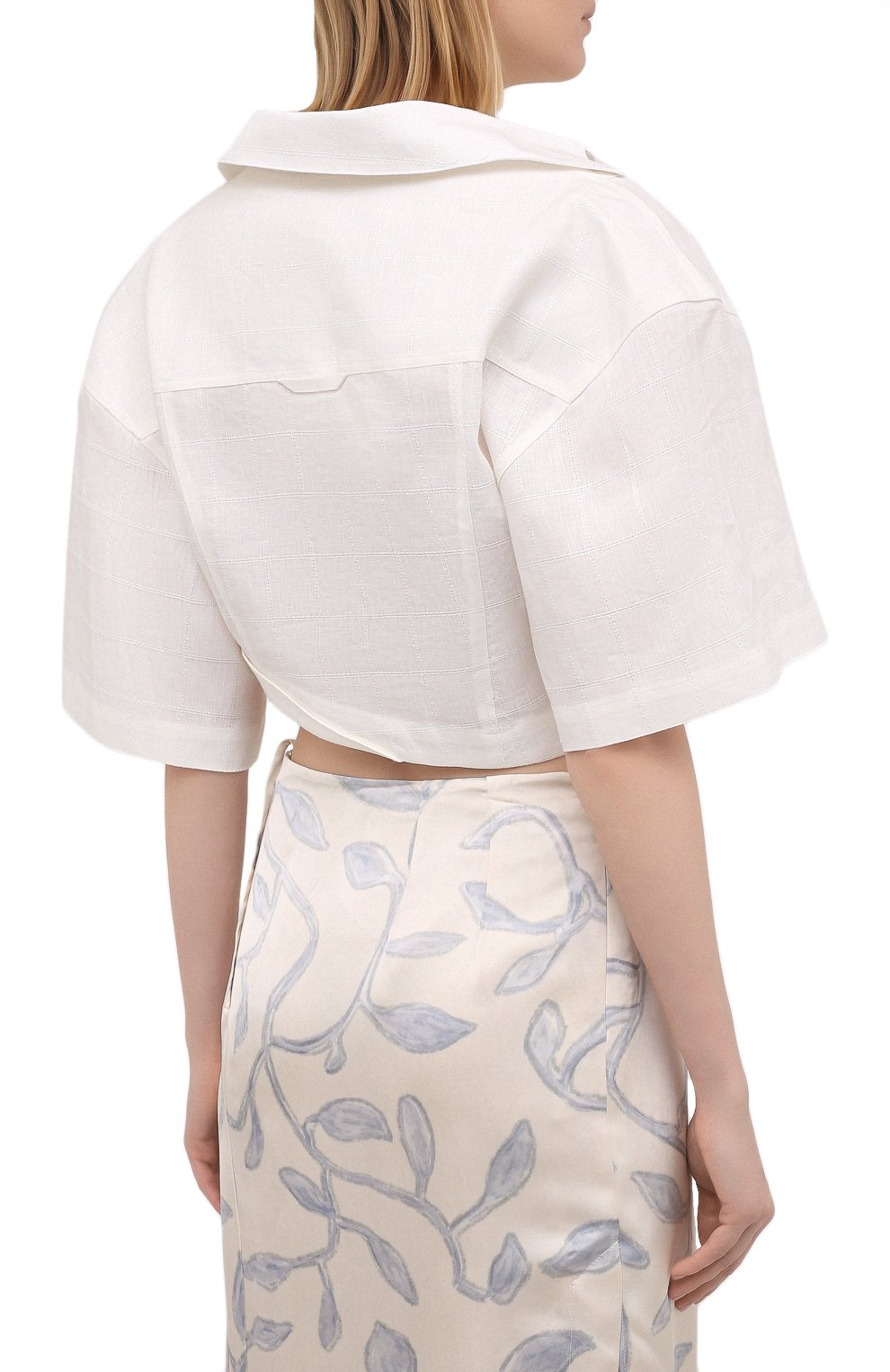 Льняная рубашка JACQUEMUS, арт. 211SH08/108114, фото 4