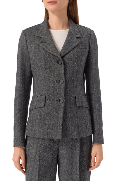 Жакет из шерсти и шелка LORENA ANTONIAZZI, арт. GA32B/5044, фото 3