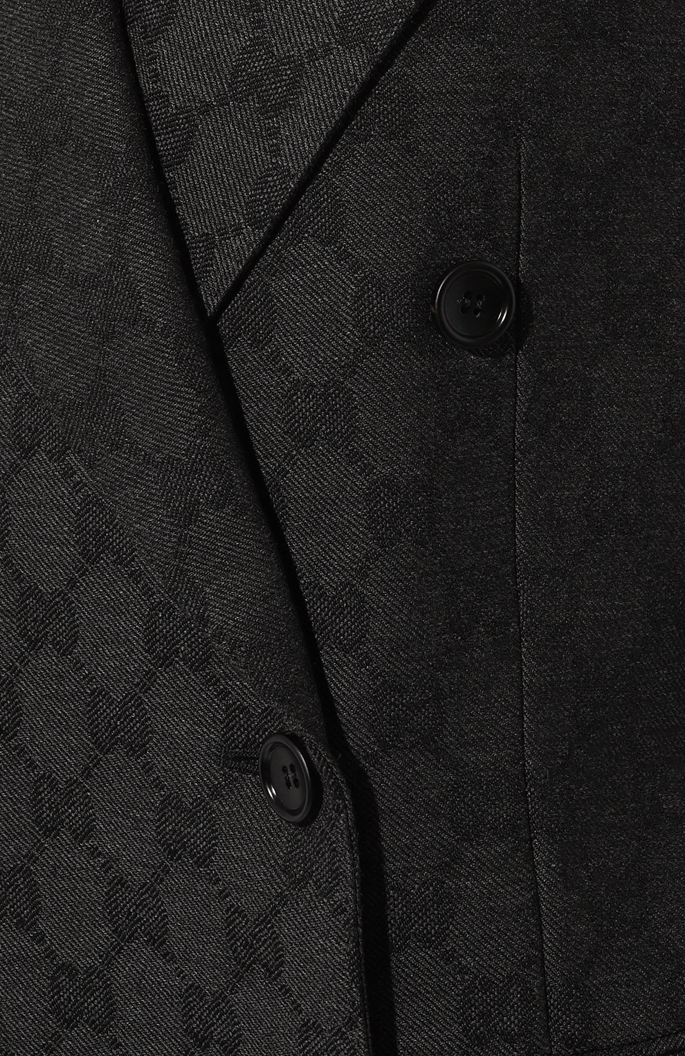 Шерстяной жакет GUCCI темно-серого цвета по цене 414500 руб., арт. 715184/ZAKF8, фото 5 Шерстяной жакет GUCCI, арт. 715184/ZAKF8, фото 5