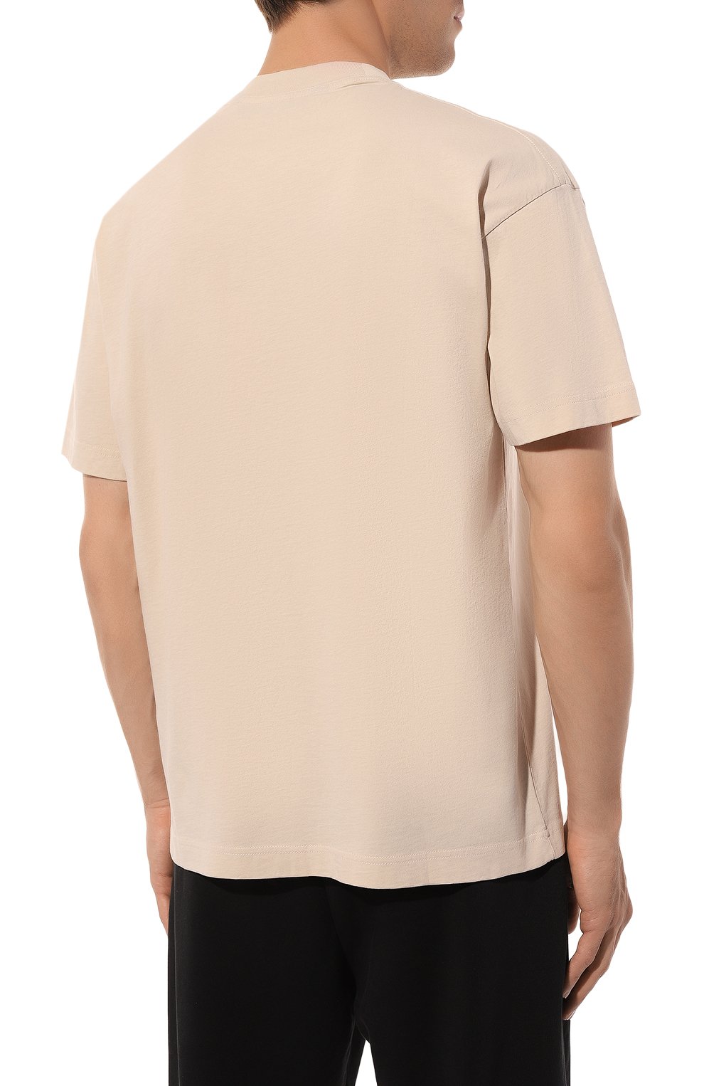 Хлопковая футболка PALM ANGELS, арт. PMAA001F24JER001, фото 4