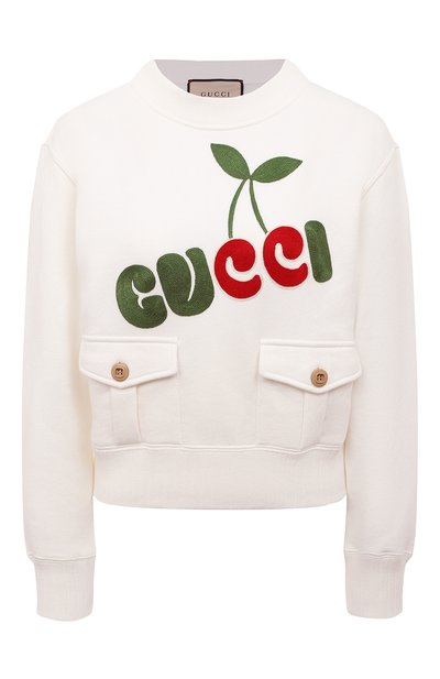Женский хлопковый свитшот GUCCI, арт. 644664 XJDBX