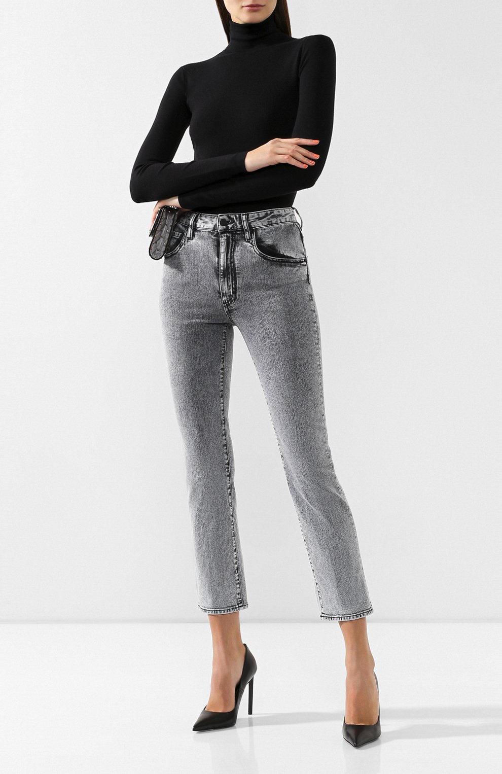 Джинсы DSQUARED2 черного цвета по цене 44300 руб., арт. S72LB0221/S30400, фото 2 Джинсы DSQUARED2, арт. S72LB0221/S30400, фото 2