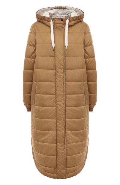 Утепленная куртка BRUNELLO CUCINELLI коричневого цвета по цене 543500 руб., арт. MH5049699P, фото 1 Утепленная куртка BRUNELLO CUCINELLI, арт. MH5049699P, фото 1