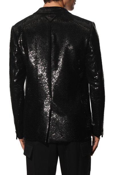Пиджак с пайетками PRADA, арт. UGN181-1Z9V-F0002-221, фото 4
