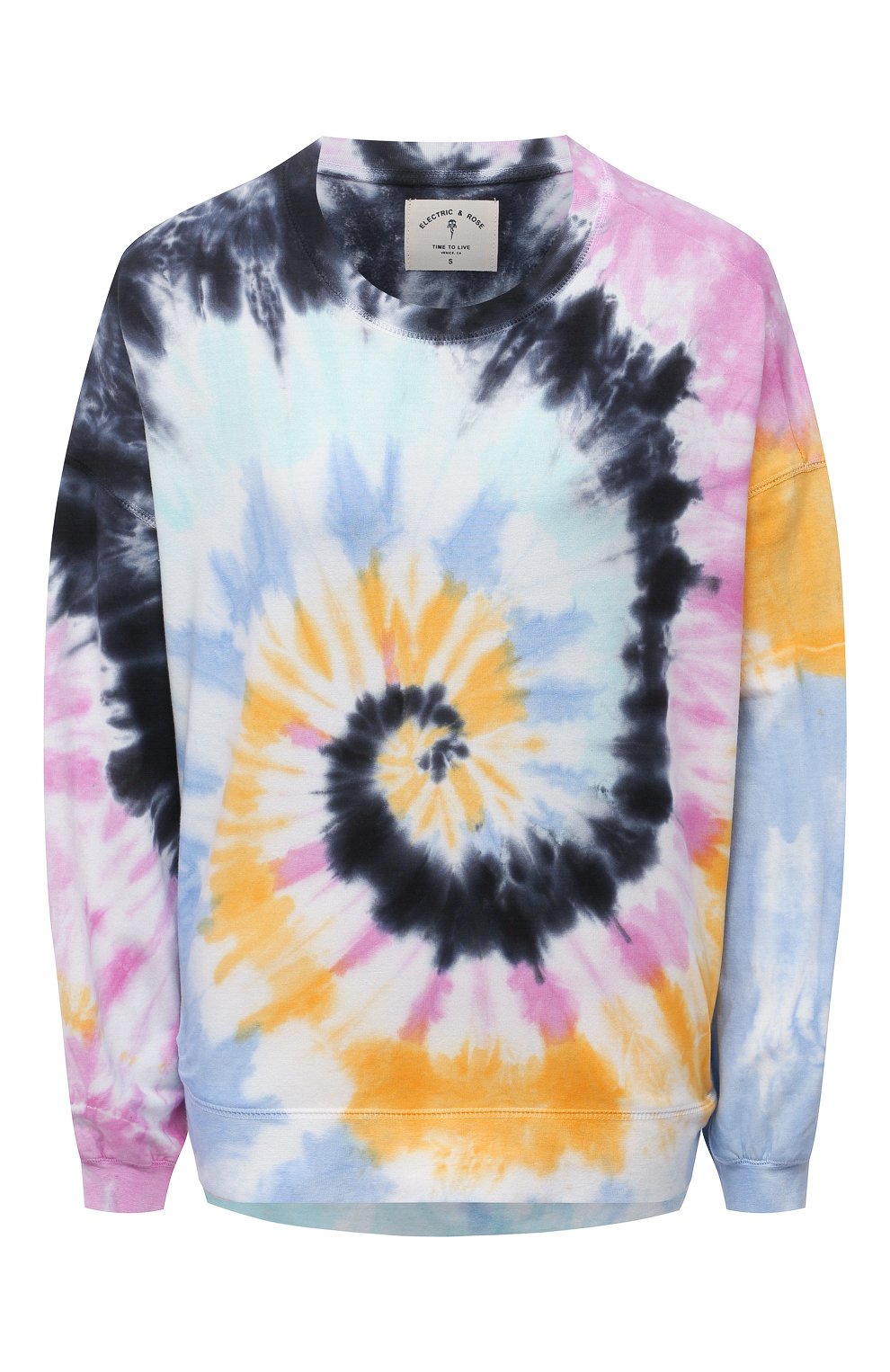 Хлопковый свитшот ELECTRIC AND ROSE разноцветного цвета по цене 18200 руб., арт. LFCV06-VIBE, фото 1 Хлопковый свитшот ELECTRIC AND ROSE, арт. LFCV06-VIBE, фото 1