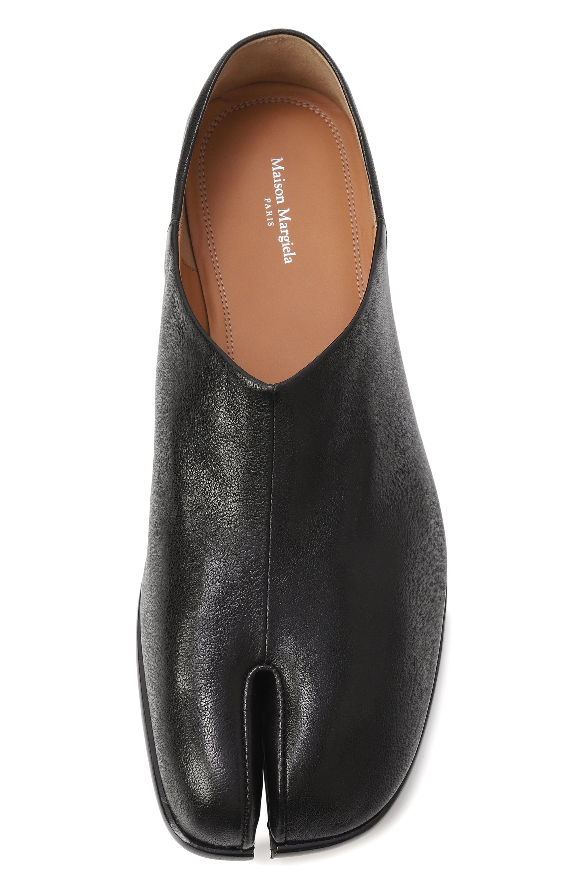 Кожаные лоферы tabi MAISON MARGIELA черного цвета по цене 98400 руб., арт. S58WR0033/P3753, фото 6 Кожаные лоферы tabi MAISON MARGIELA, арт. S58WR0033/P3753, фото 6