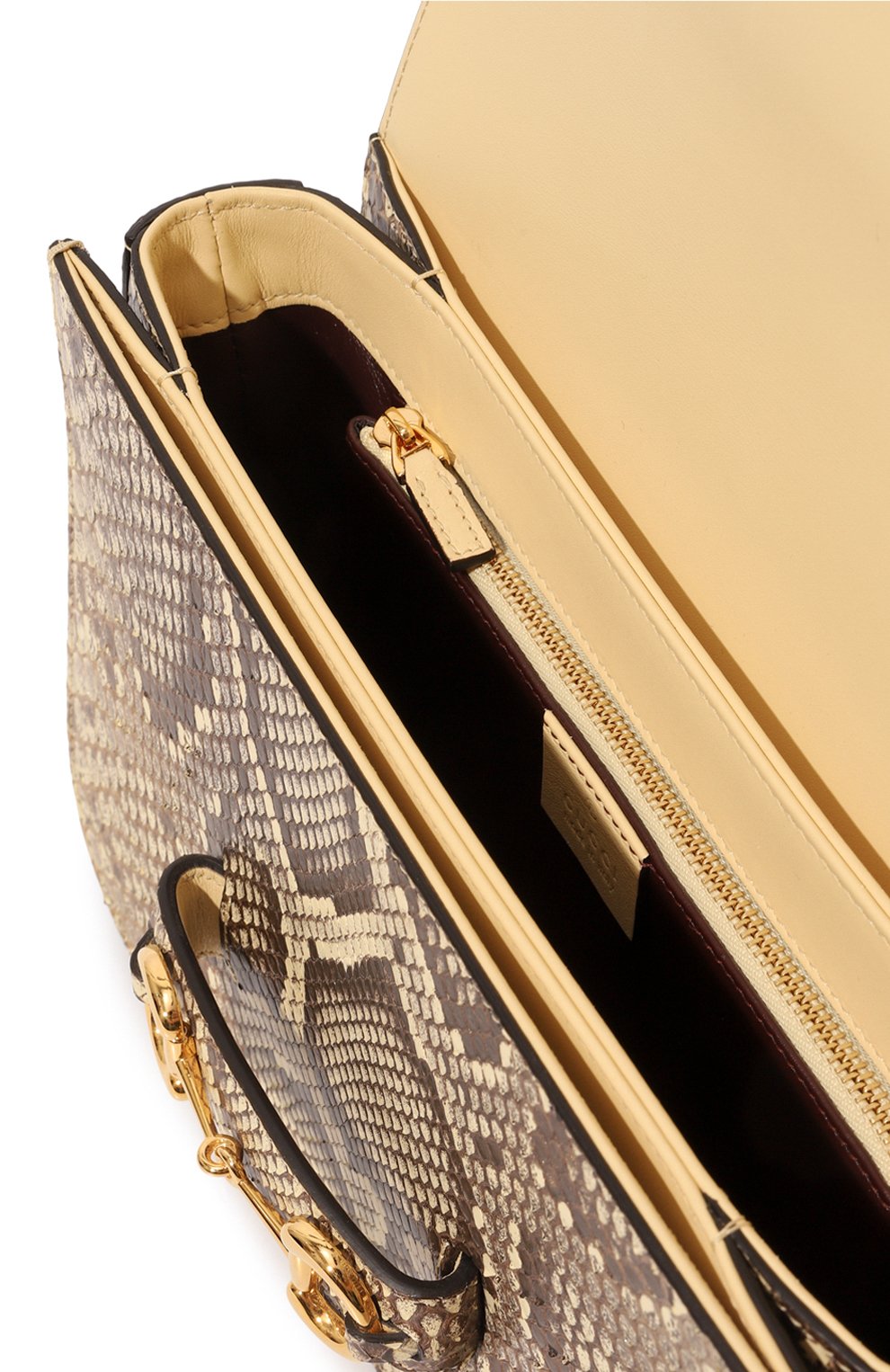 Сумка 1955 horsebit small из кожи питона GUCCI, арт. 602204 EZ60G, фото 5