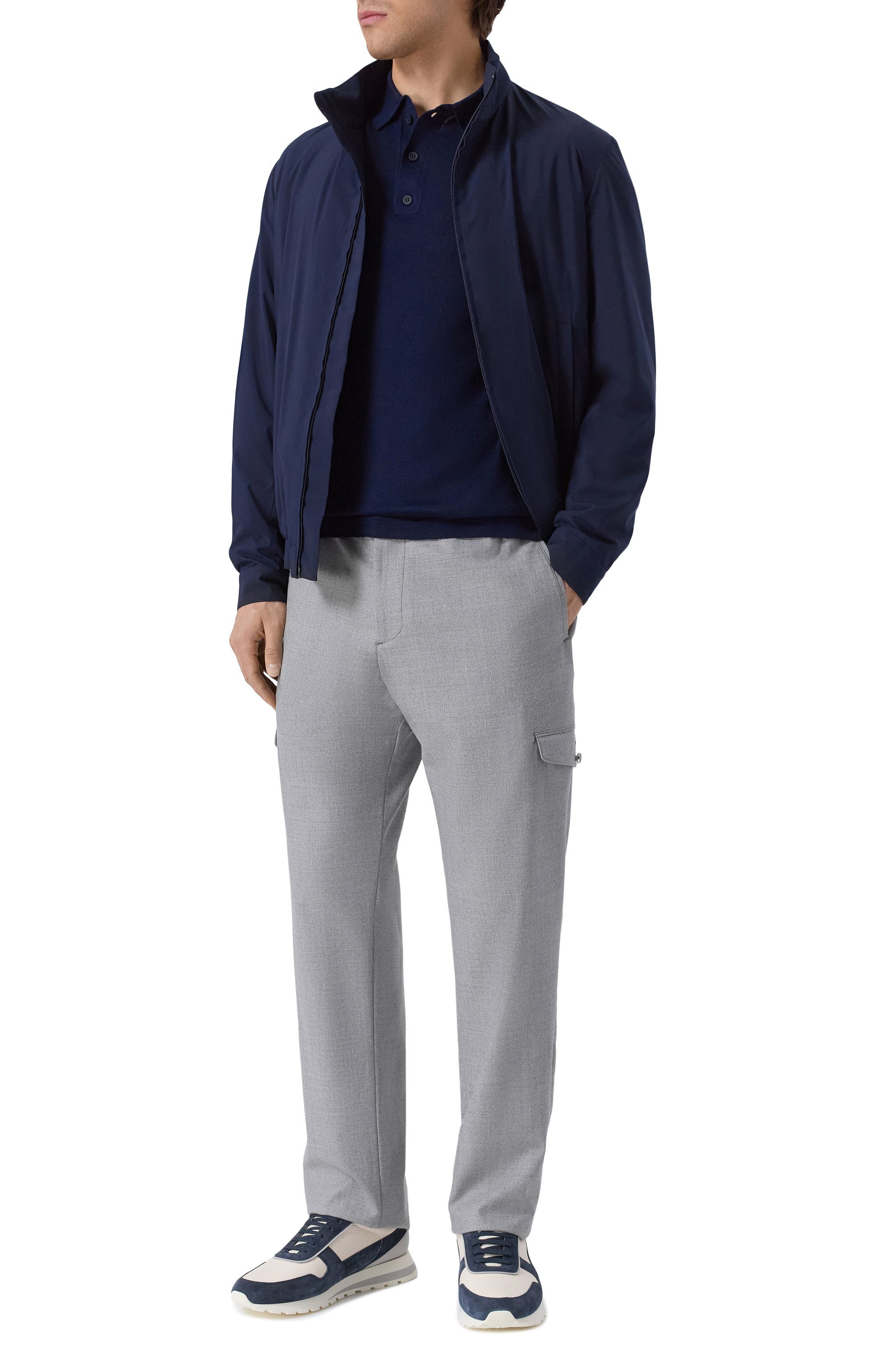 Шерстяные брюки KITON, арт. UPLACTRK0170H01, фото 2