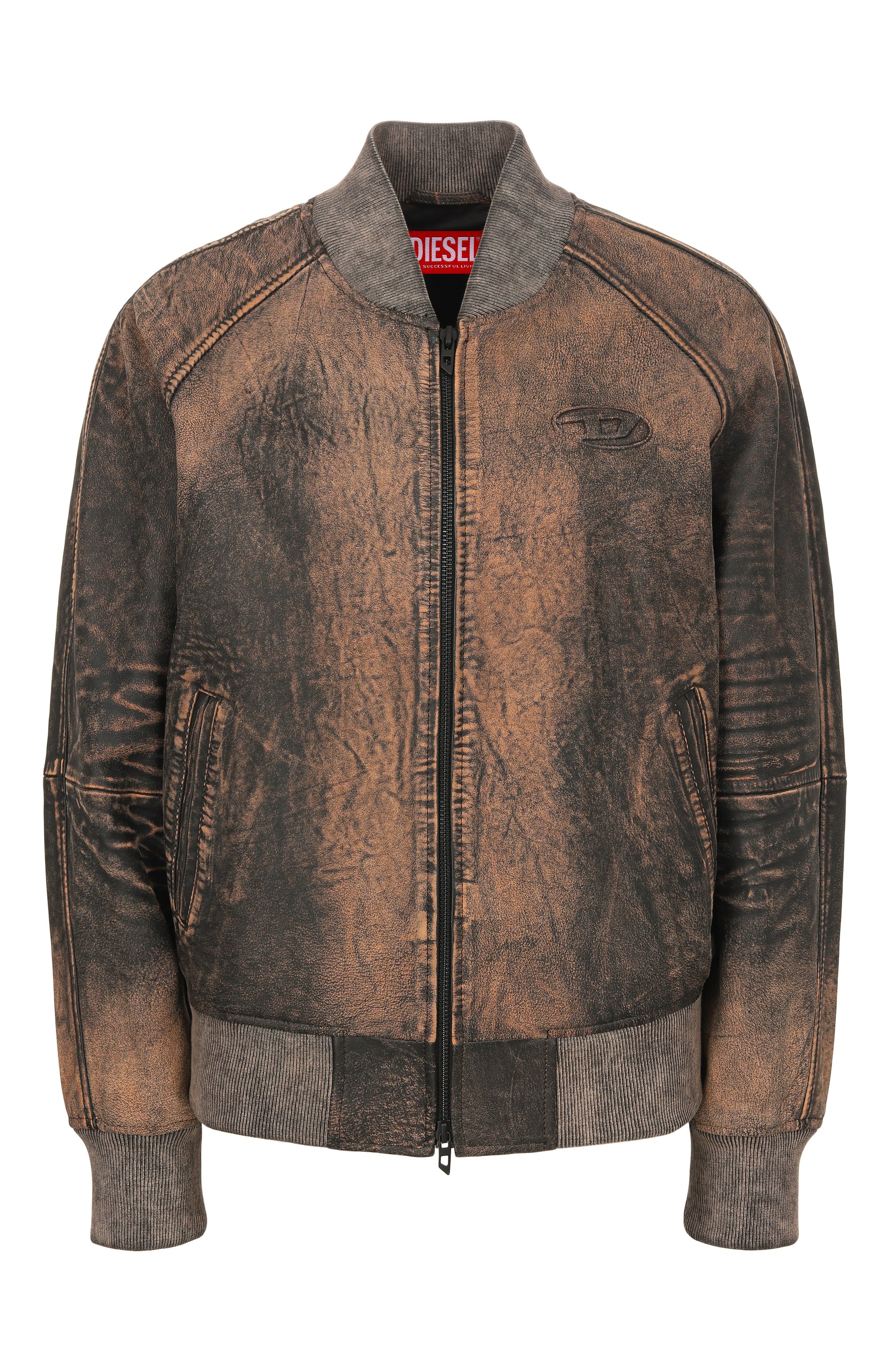 Кожаный бомбер DIESEL, арт. A20336/0BKBH, фото 1