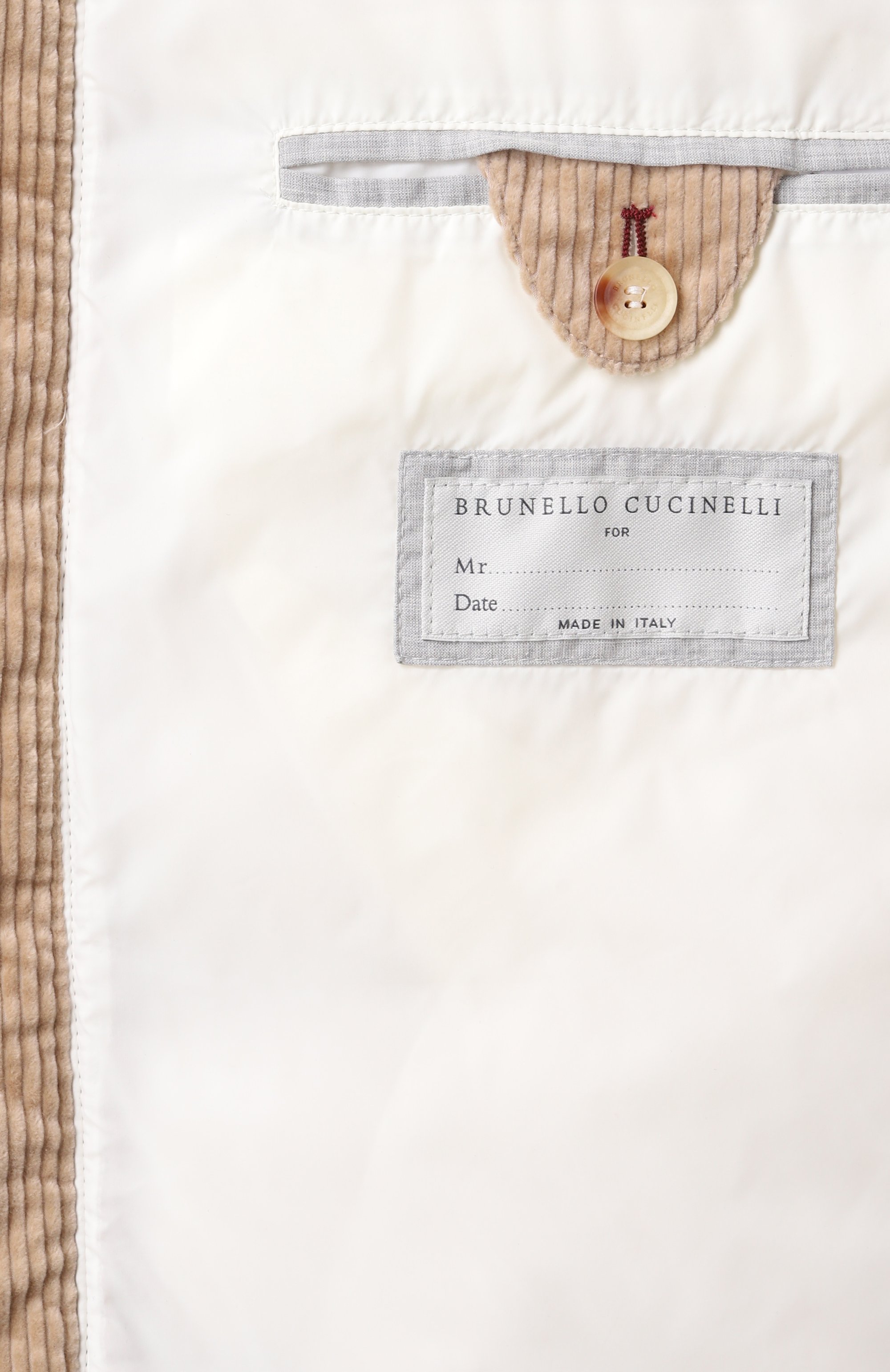 Пуховый жилет из вельвета BRUNELLO CUCINELLI, арт. ML4631714, фото 7