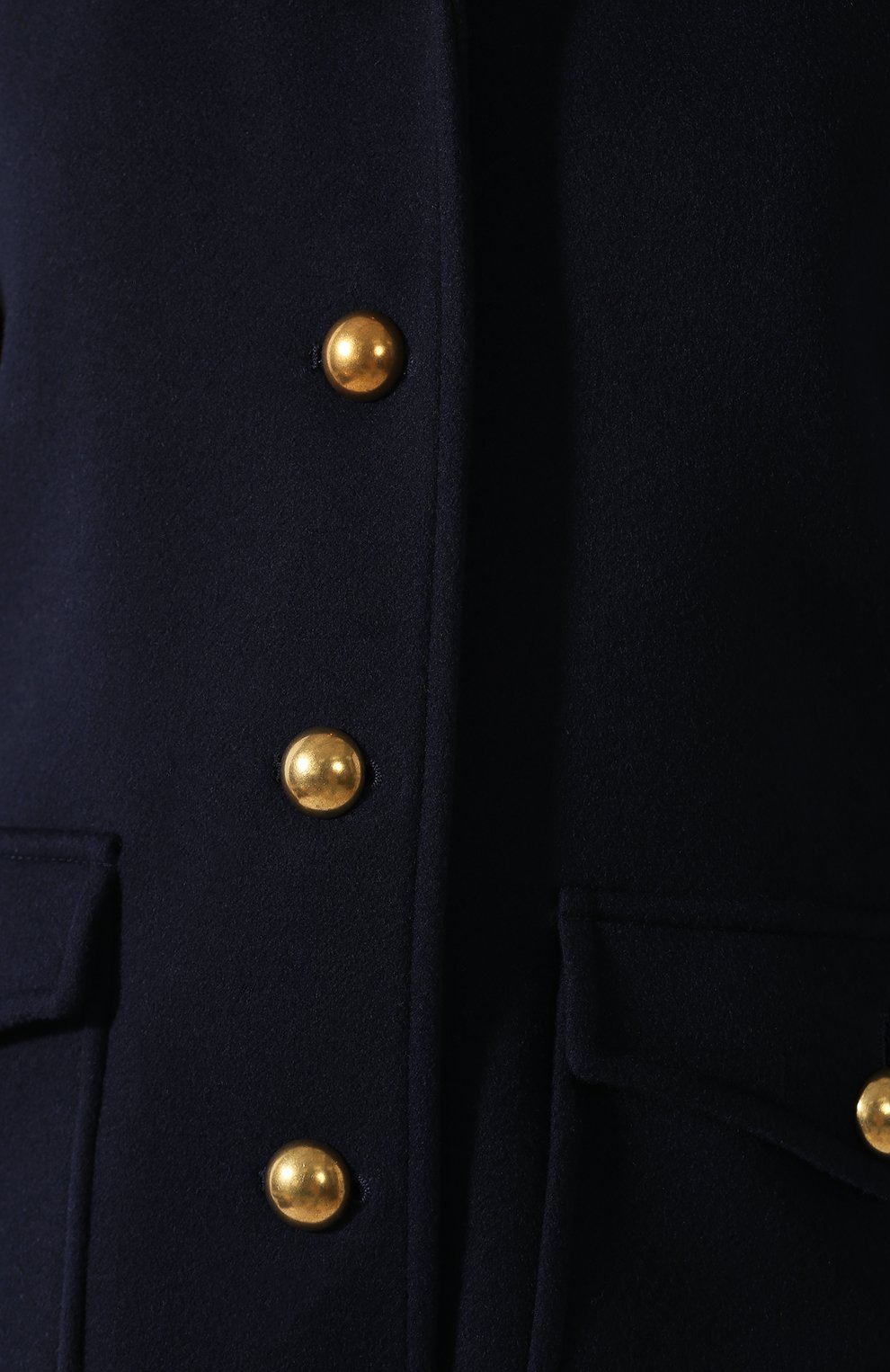 Шерстяное пальто GUCCI темно-синего цвета по цене 285120 руб., арт. 494500/ZHW03, фото 5 Шерстяное пальто GUCCI, арт. 494500/ZHW03, фото 5