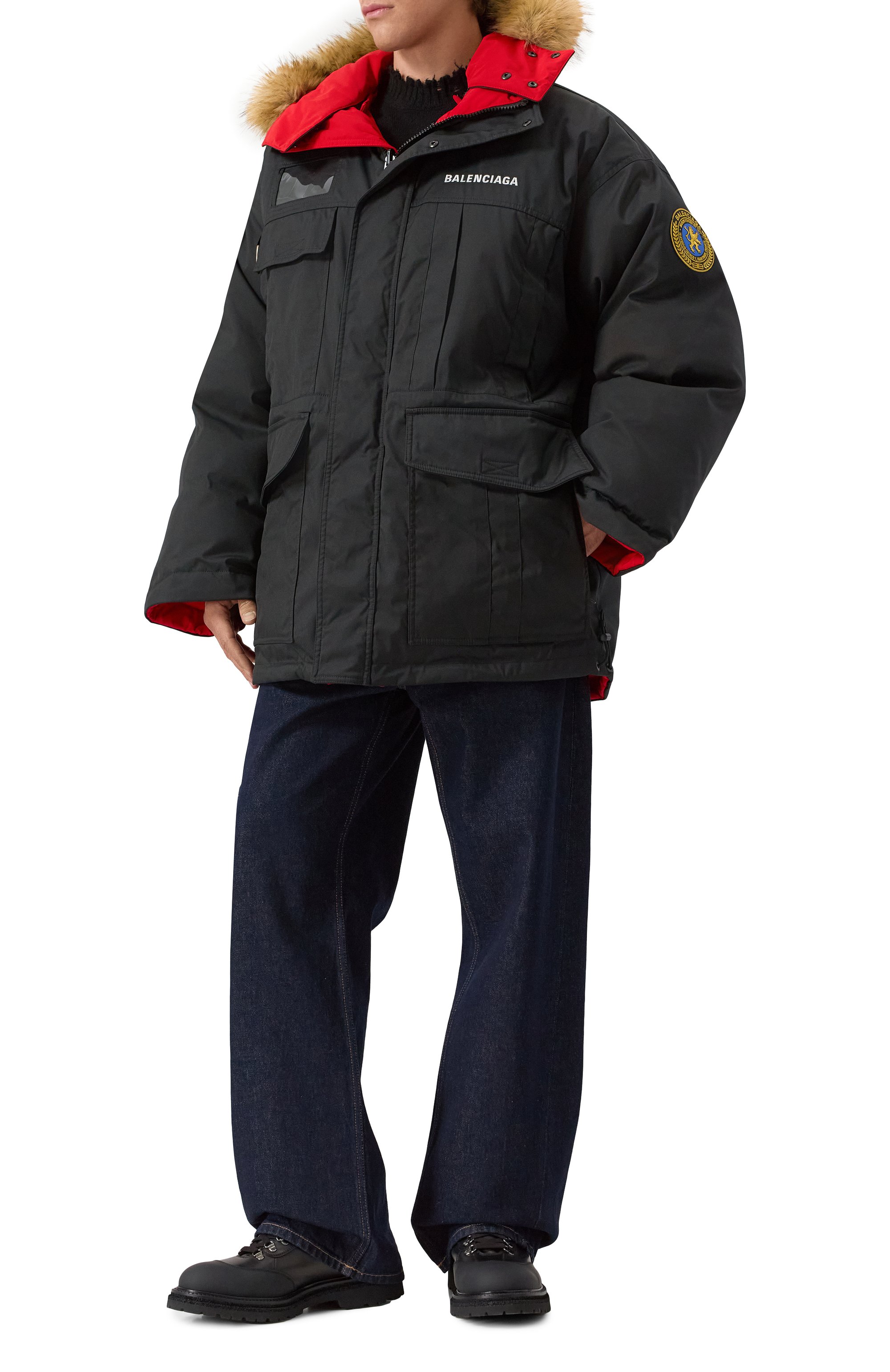 Двусторонний пуховик BALENCIAGA, арт. 839080/TSQ07, фото 2