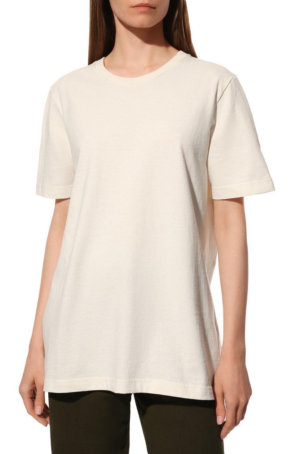 Хлопковая футболка BOTTEGA VENETA, арт. 636861/VF1U0, фото 3