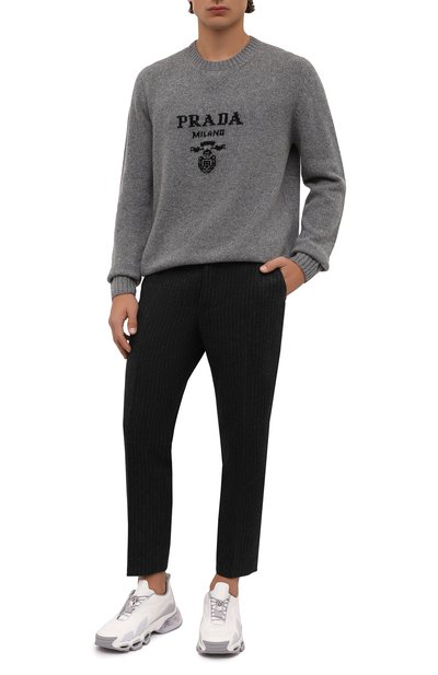 Шерстяные брюки PRADA, арт. UP0147-1ZCY-F0480-212, фото 2